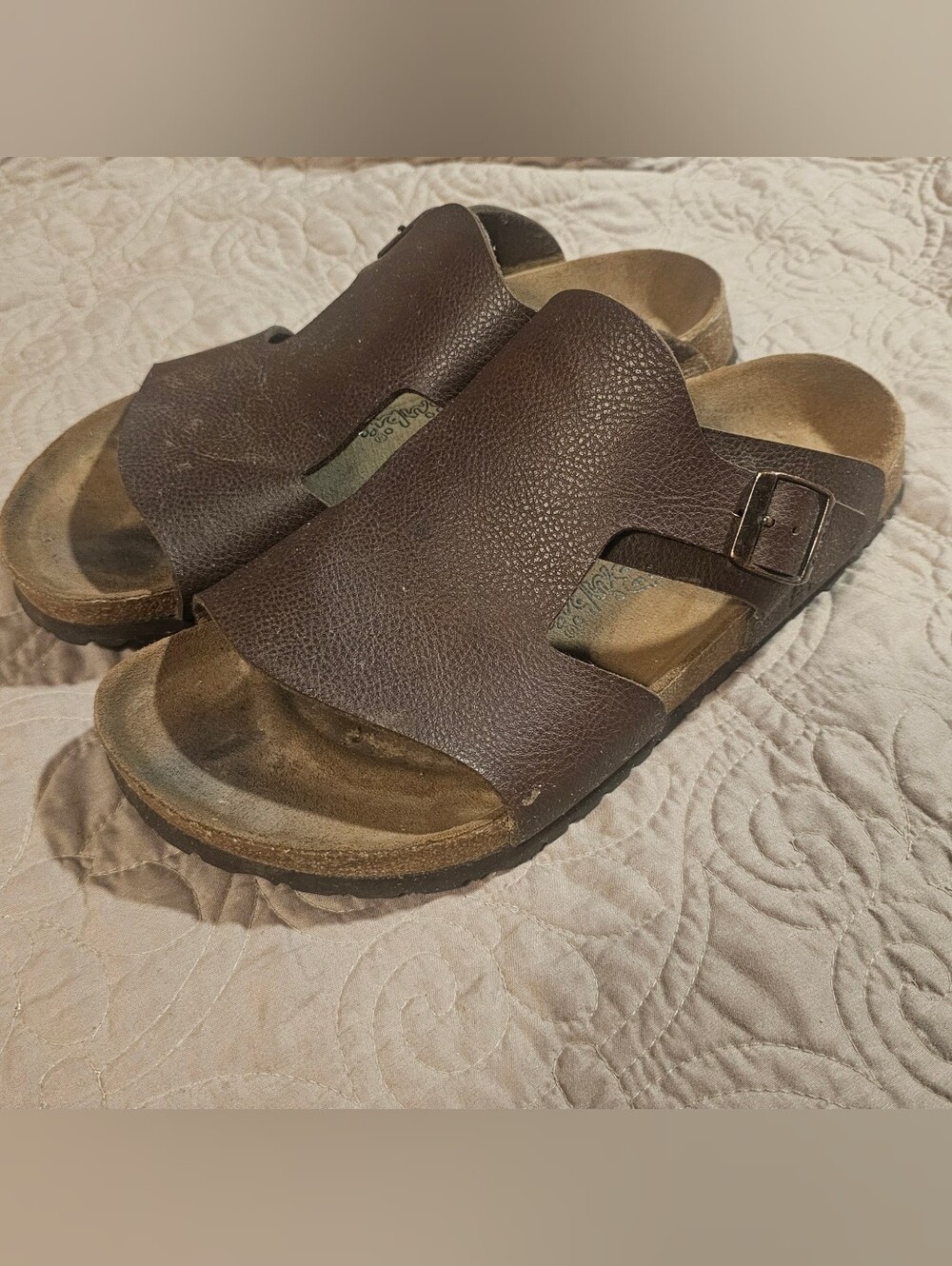 Men's Leather Birki's Birkenstock Leather Slides